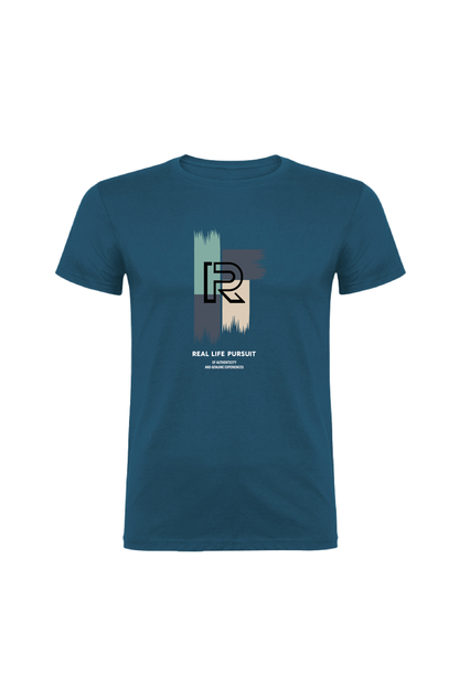 Camiseta Manga Corta Hombre Personalizada "Real life"