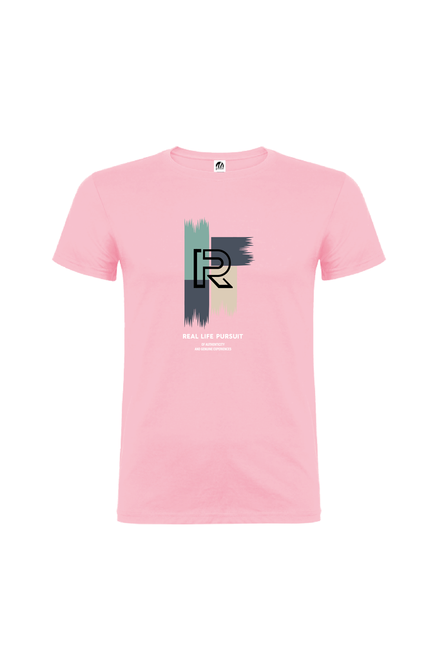 Camiseta Manga Corta Hombre Personalizada "Real life"