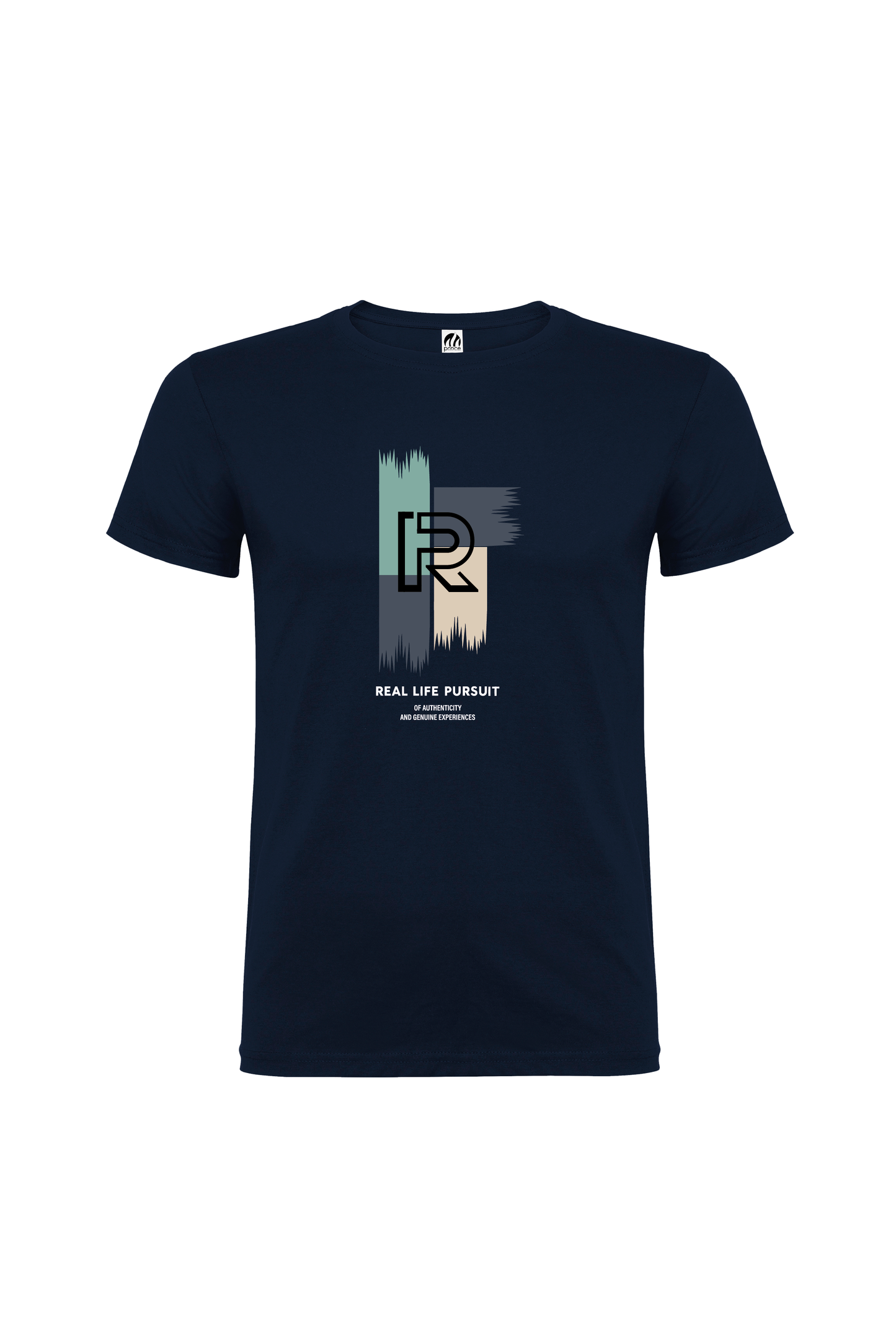 Camiseta Manga Corta Hombre Personalizada "Real life"