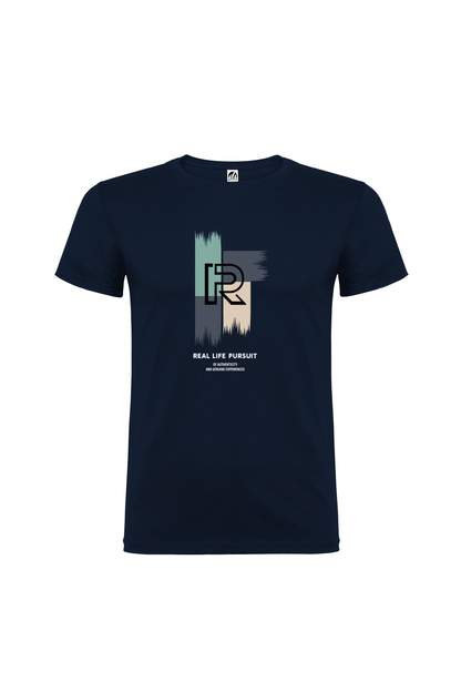 Camiseta Manga Corta Hombre Personalizada "Real life"