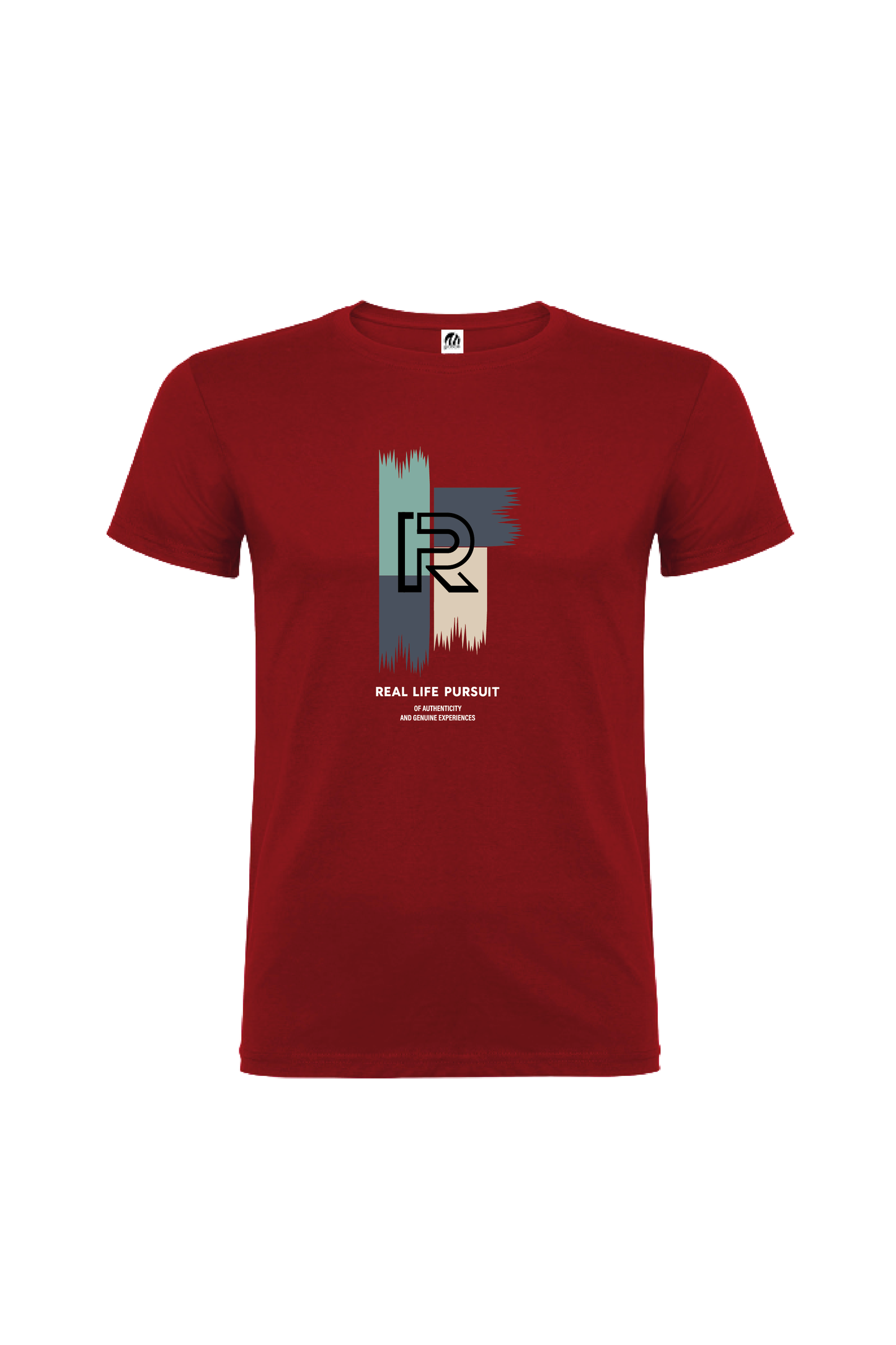 Camiseta Manga Corta Hombre Personalizada "Real life"