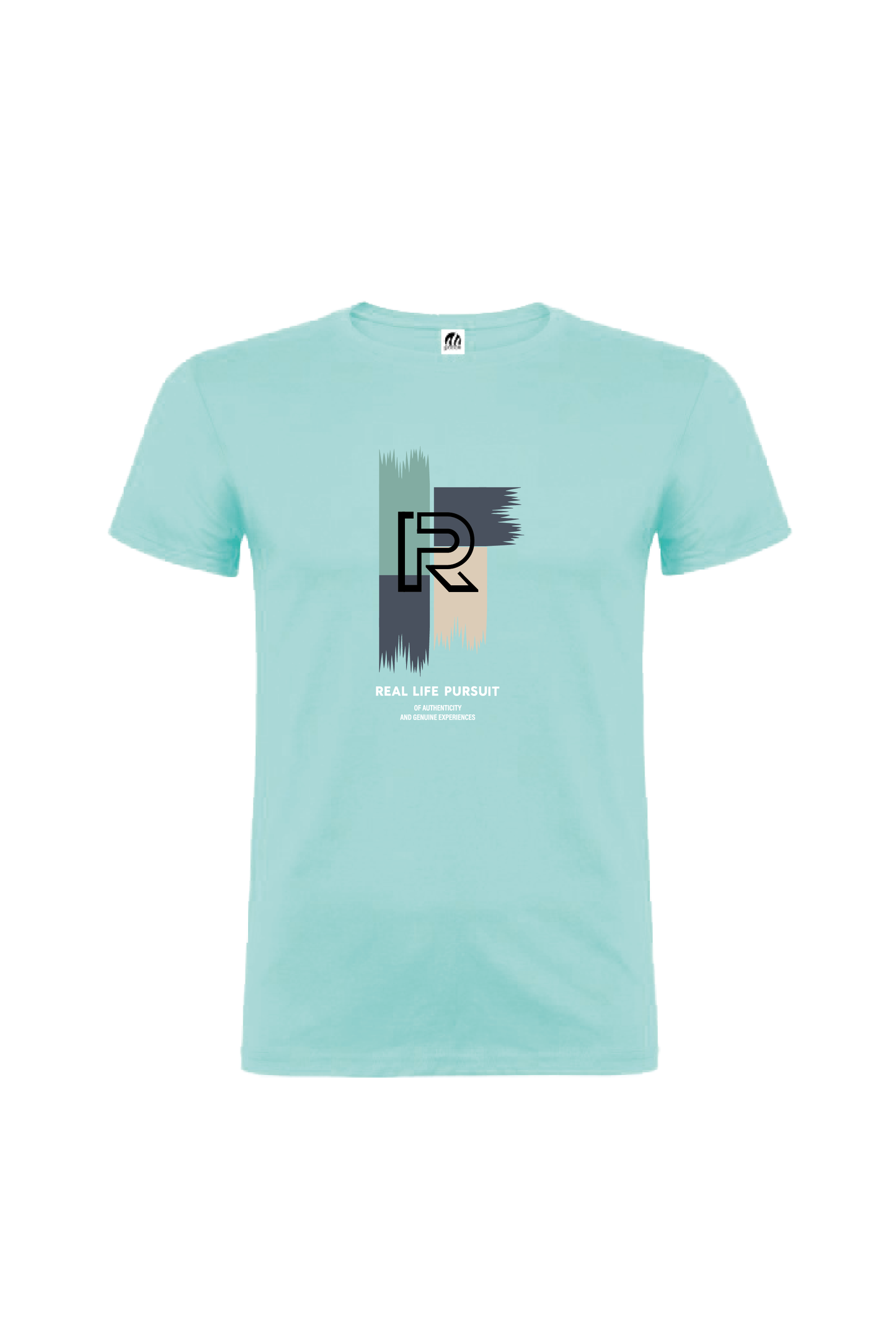Camiseta Manga Corta Hombre Personalizada "Real life"