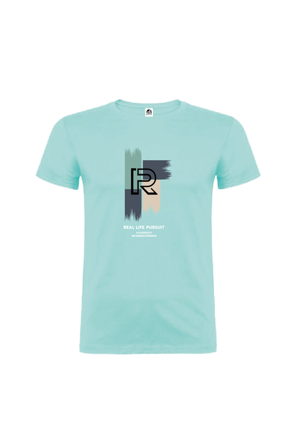 Camiseta Manga Corta Hombre Personalizada "Real life"