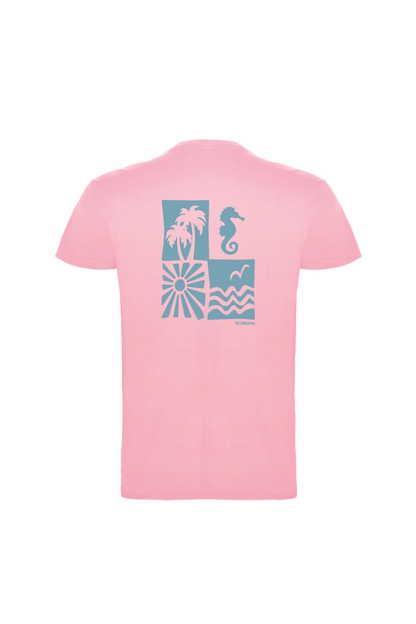 Camiseta Manga Corta Hombre Personalizada "Summer"