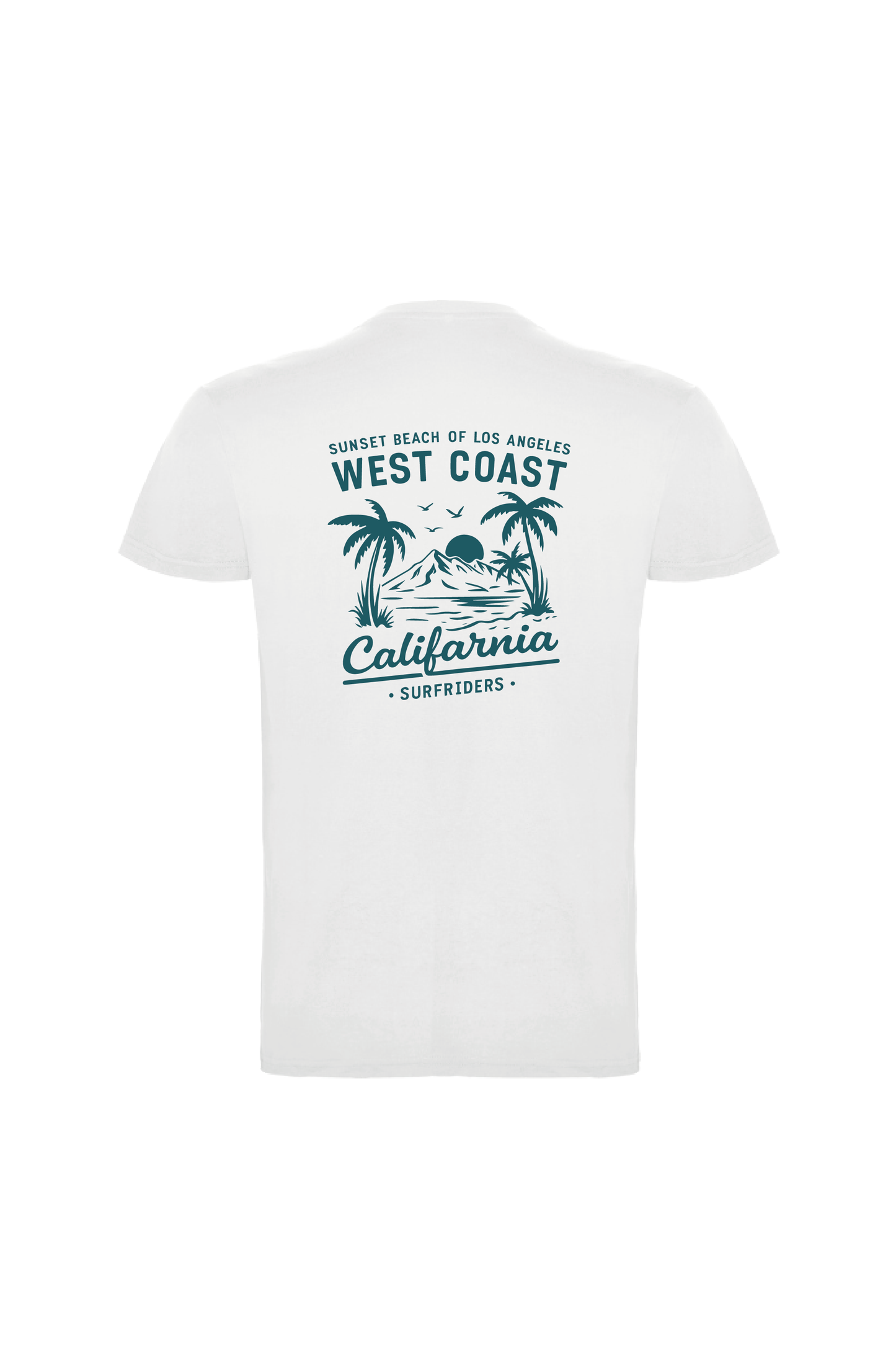 Camiseta Manga Corta Hombre Personalizada "West Coast"