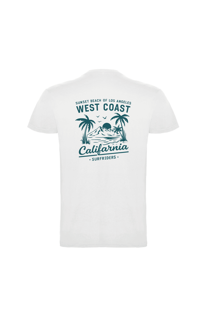Camiseta Manga Corta Hombre Personalizada "West Coast"
