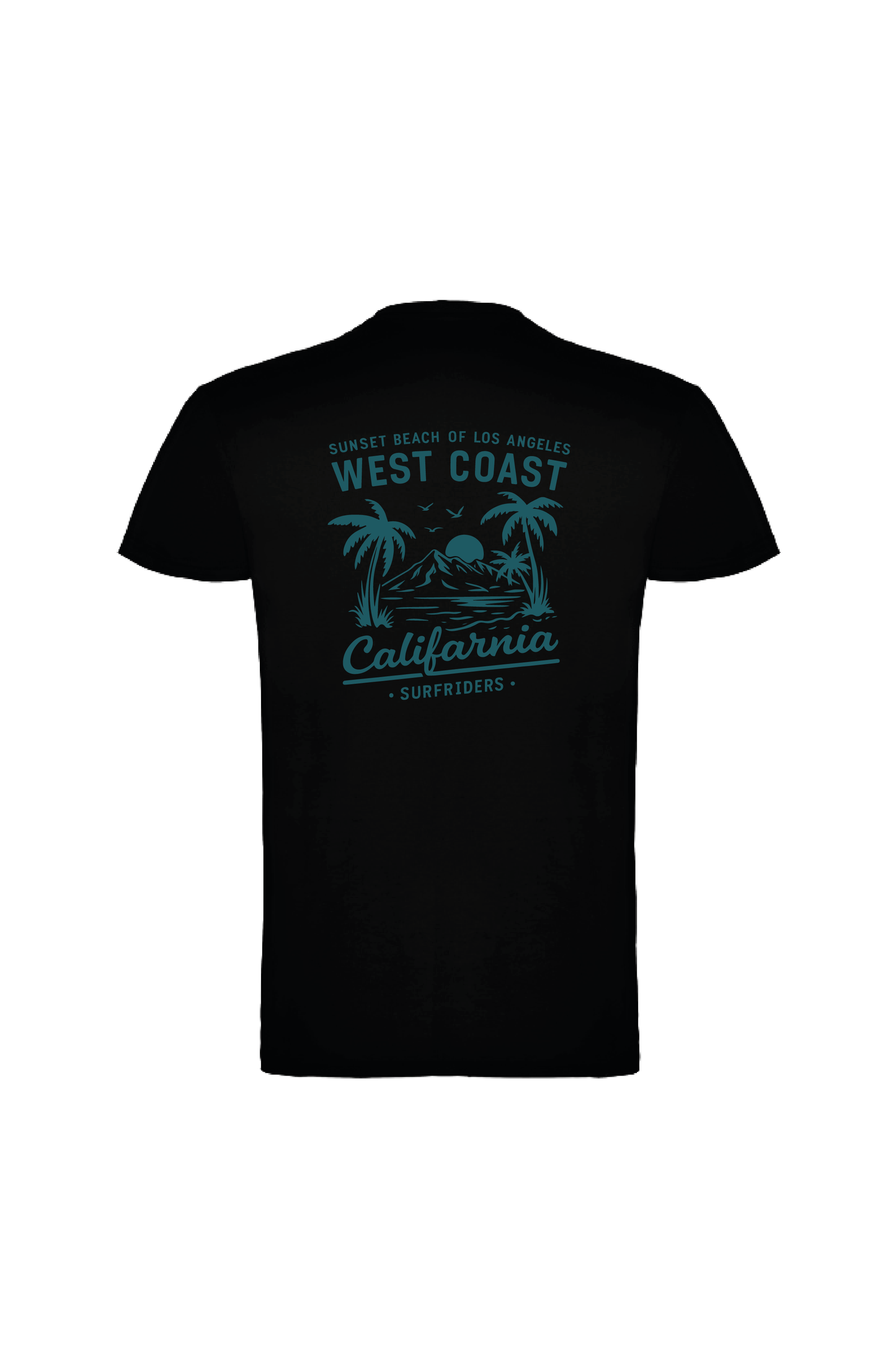 Camiseta Manga Corta Hombre Personalizada "West Coast"