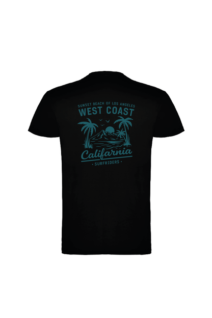 Camiseta Manga Corta Hombre Personalizada "West Coast"