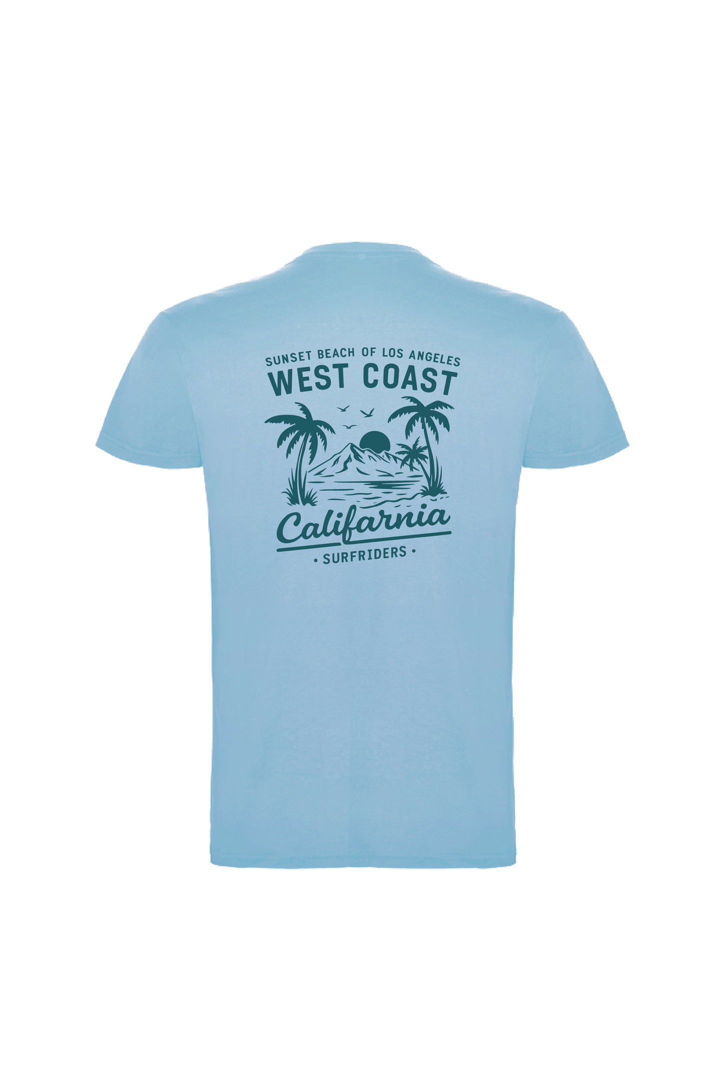 Camiseta Manga Corta Hombre Personalizada "West Coast"