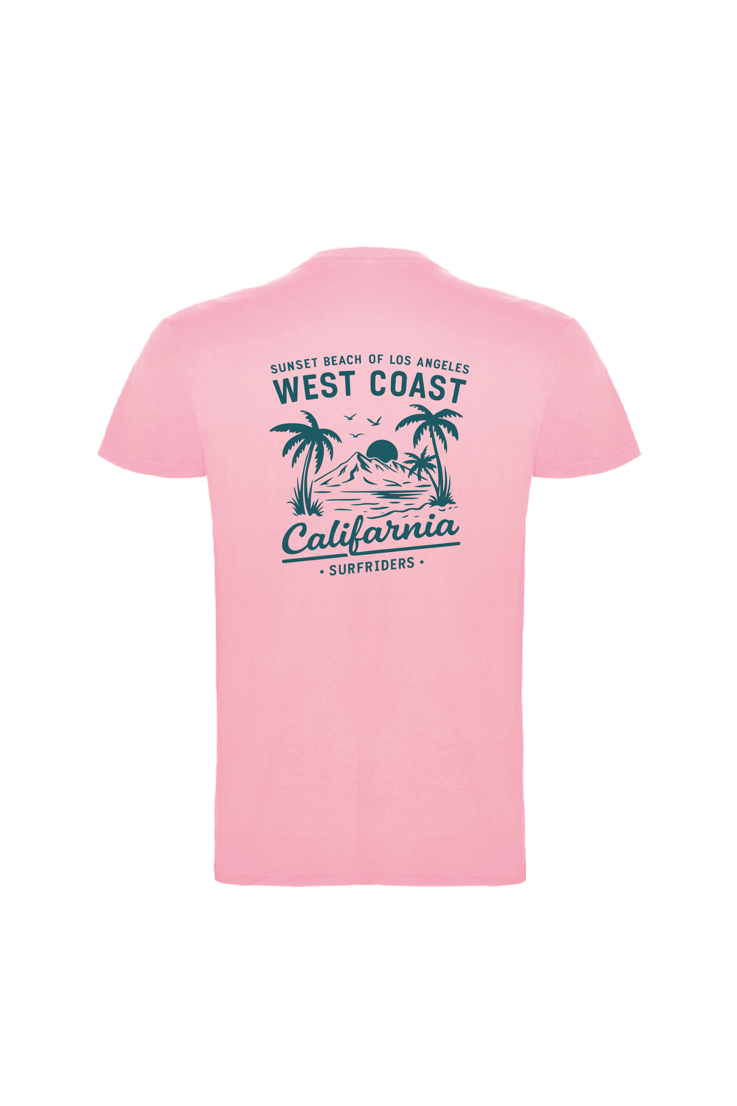 Camiseta Manga Corta Hombre Personalizada "West Coast"