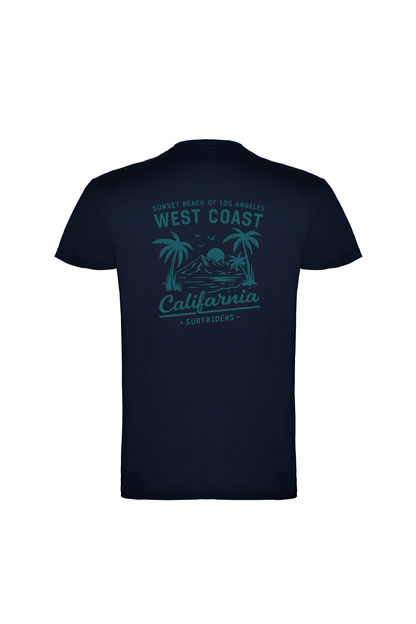 Camiseta Manga Corta Hombre Personalizada "West Coast"