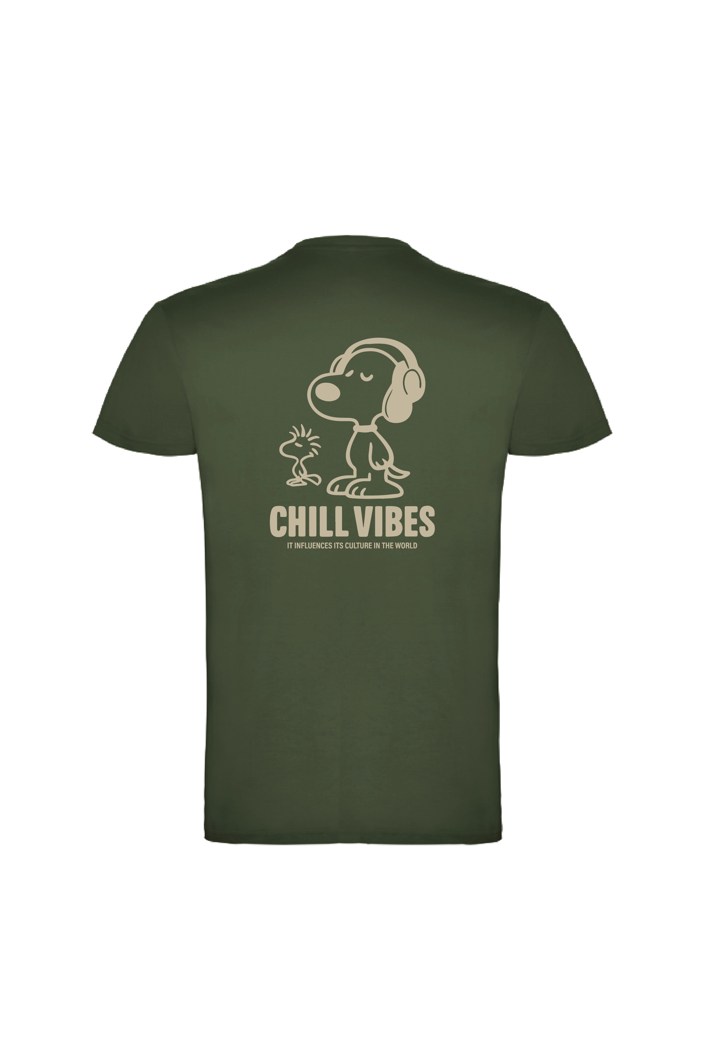 Camiseta Manga Corta Hombre Personalizada "Chill vibes"