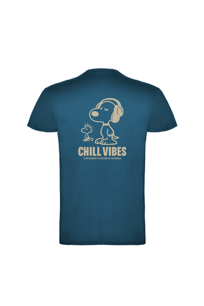 Camiseta Manga Corta Hombre Personalizada "Chill vibes"