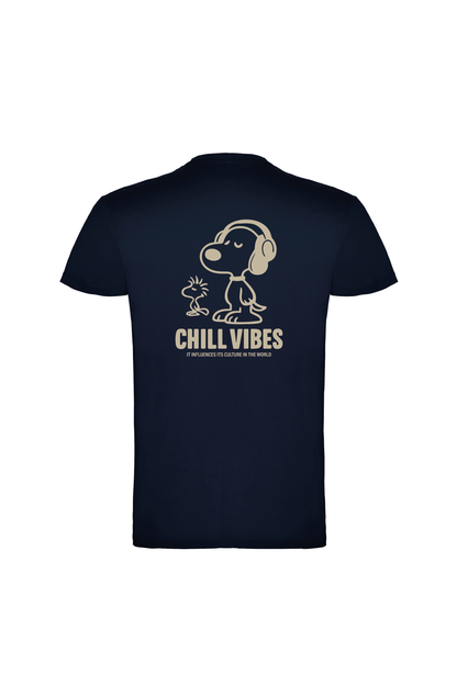 Camiseta Manga Corta Hombre Personalizada "Chill vibes"