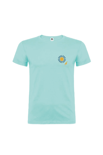 Camiseta Manga Corta Hombre Personalizada "Life is good"