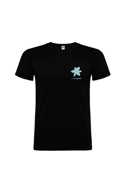 Camiseta Manga Corta Hombre Personalizada "Flowers"