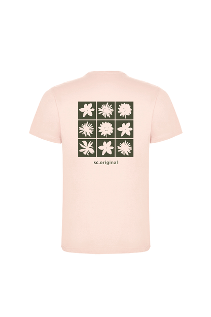 Camiseta Manga Corta Hombre Personalizada "Flowers"