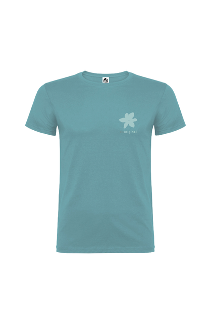 Camiseta Manga Corta Hombre Personalizada "Flowers"