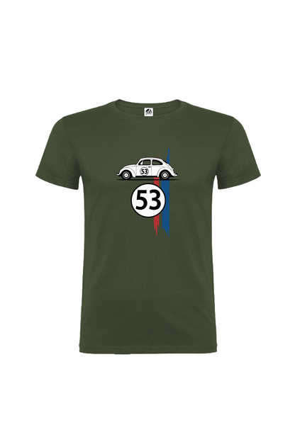 Camiseta Manga Corta Hombre Personalizada "53"