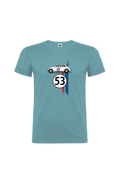 Camiseta Manga Corta Hombre Personalizada "53"