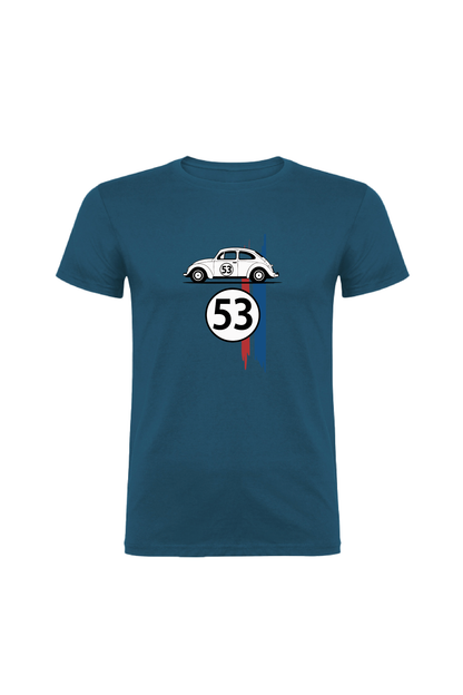 Camiseta Manga Corta Hombre Personalizada "53"