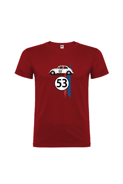 Camiseta Manga Corta Hombre Personalizada "53"