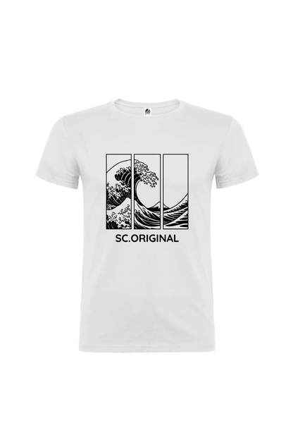 Camiseta Manga Corta Hombre Personalizada "Waves"