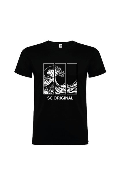Camiseta Manga Corta Hombre Personalizada "Waves"