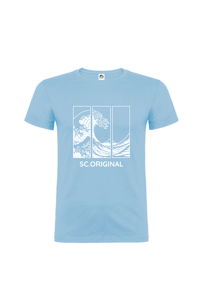 Camiseta Manga Corta Hombre Personalizada "Waves"