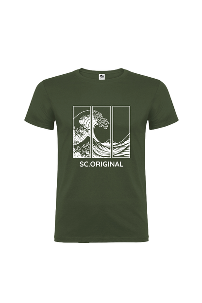 Camiseta Manga Corta Hombre Personalizada "Waves"