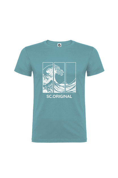 Camiseta Manga Corta Hombre Personalizada "Waves"