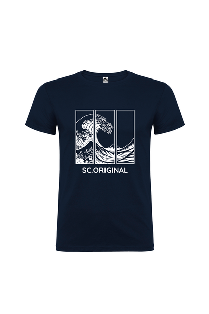 Camiseta Manga Corta Hombre Personalizada "Waves"