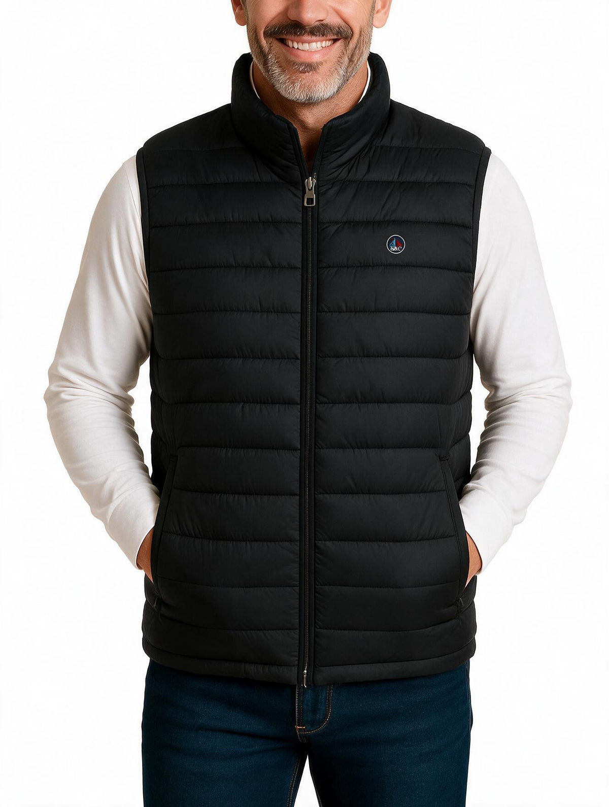 Chaleco LETUR acolchado de hombre negro