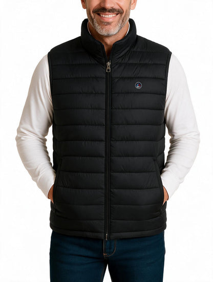 Chaleco LETUR acolchado de hombre negro