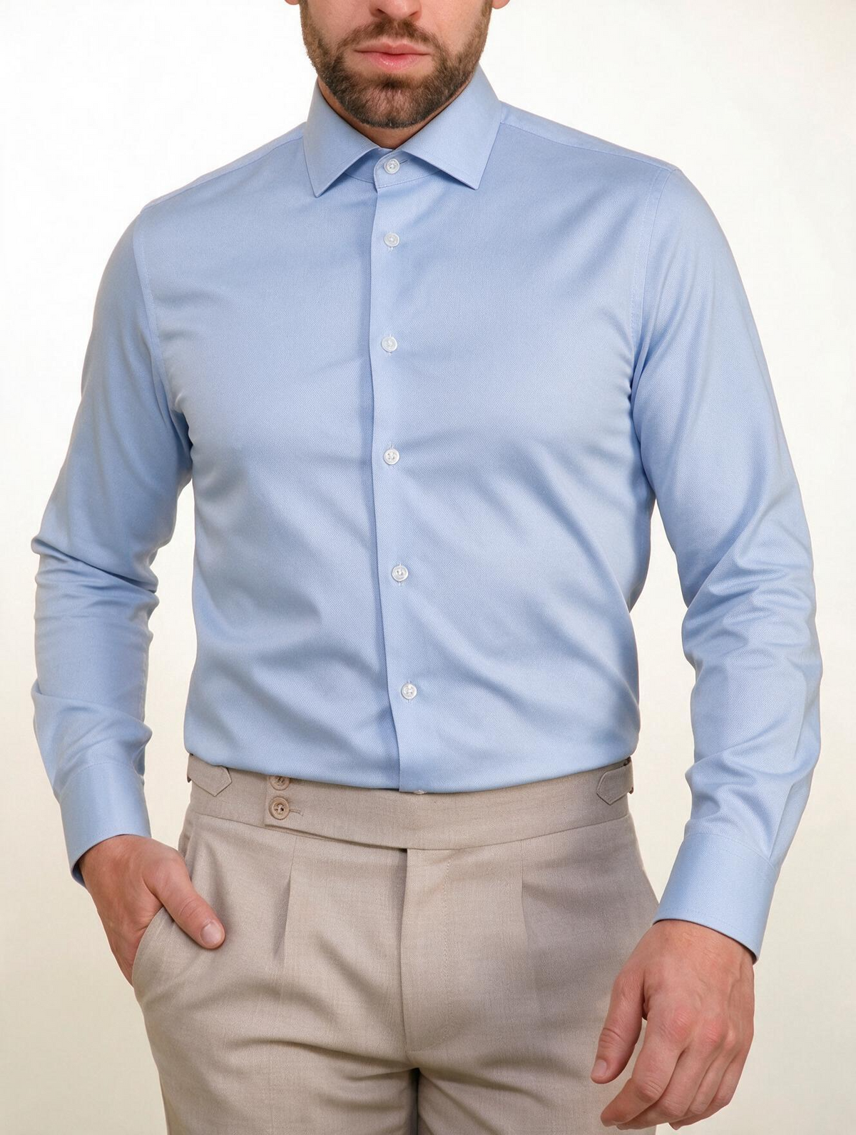 Camisa Ceremony Celeste