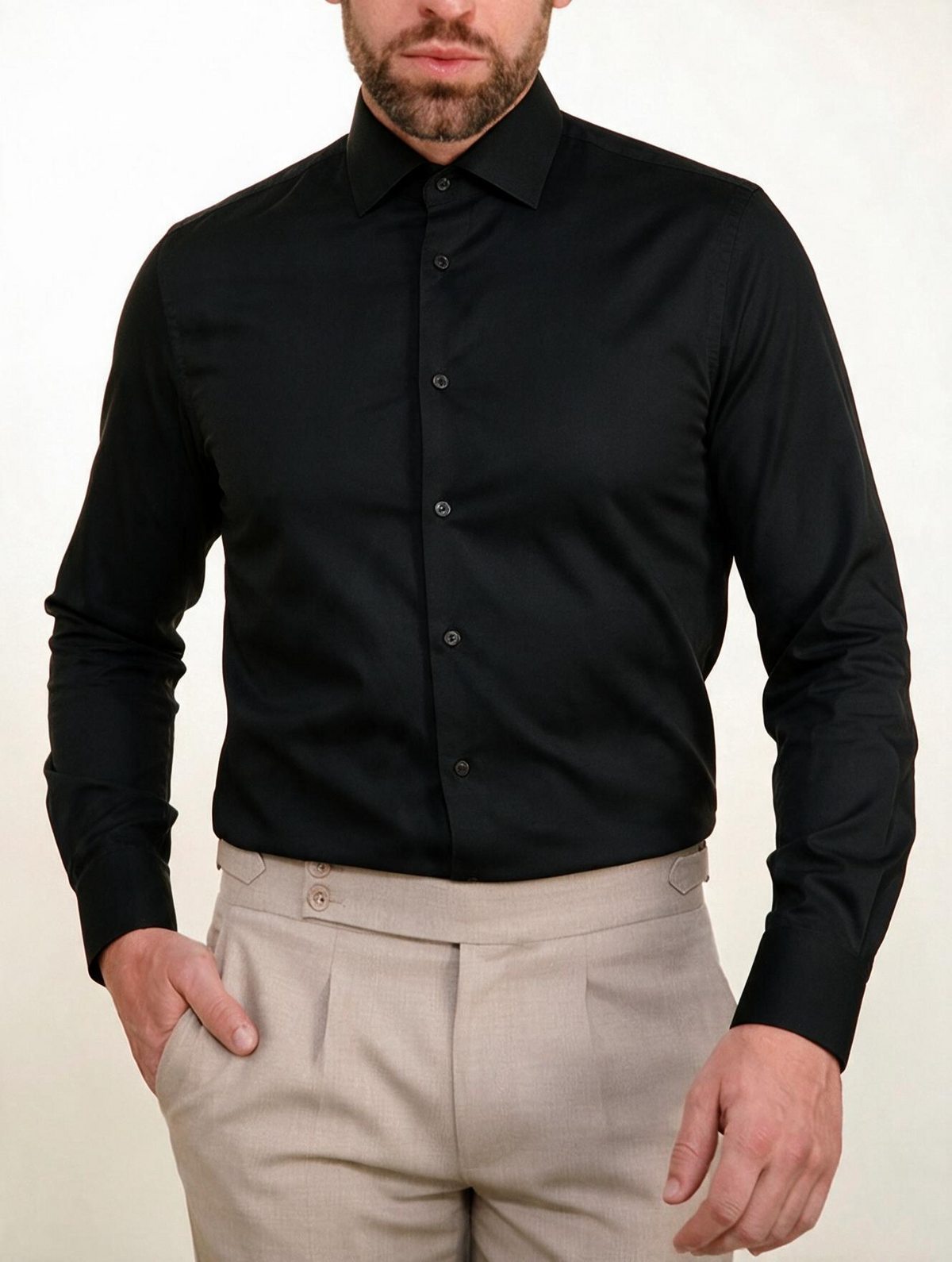 Camisa Ceremony Miura Negro