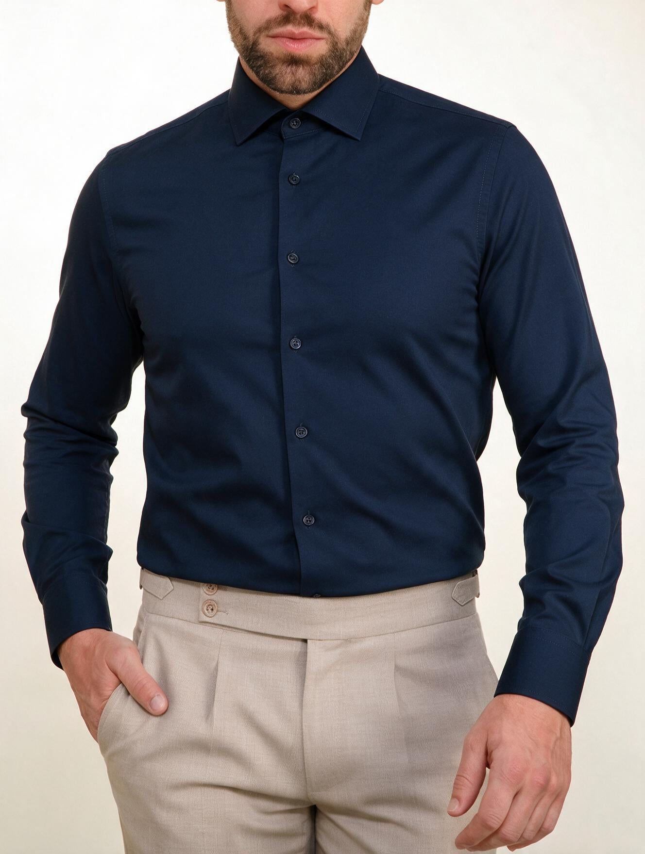 Camisa Ceremony Miura Marino