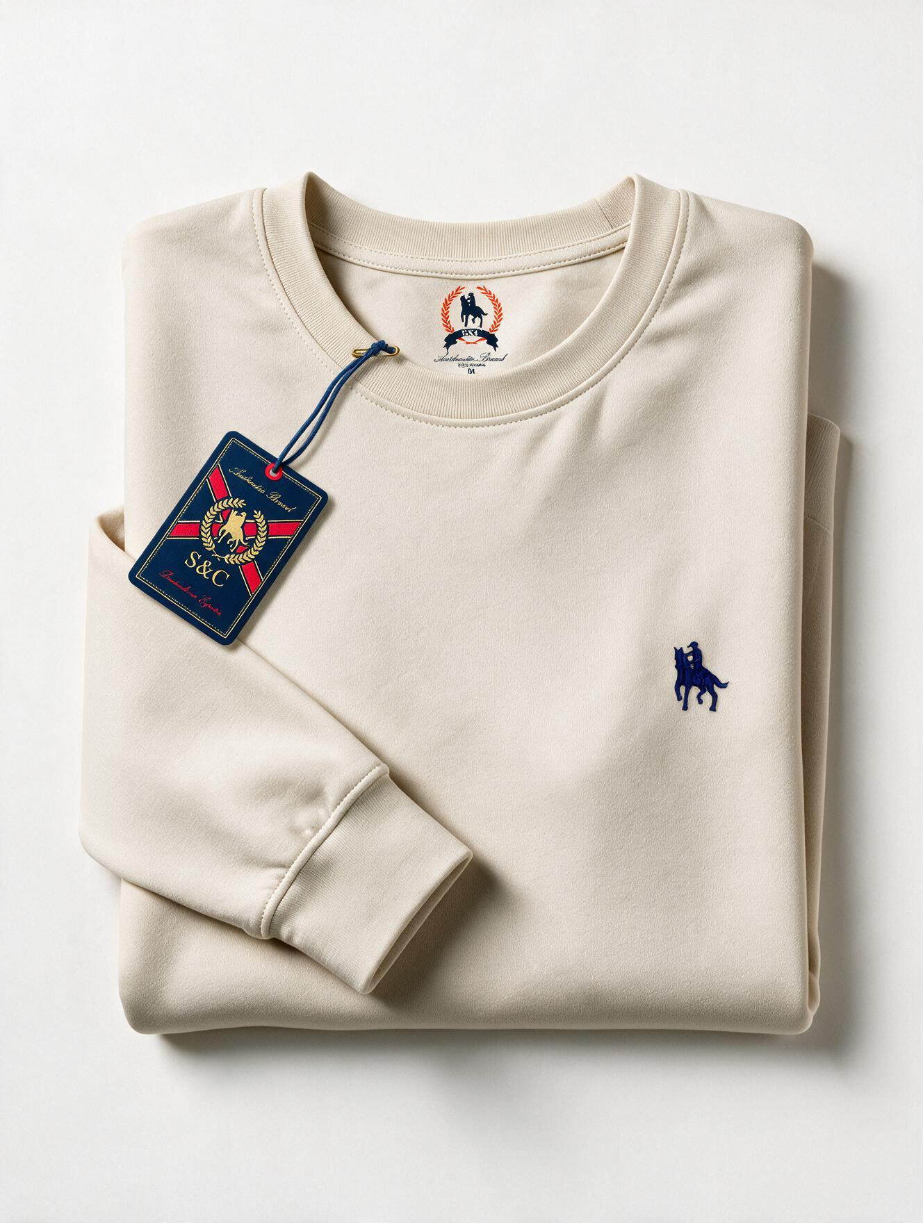 Sudadera Básica con bordado Vintage