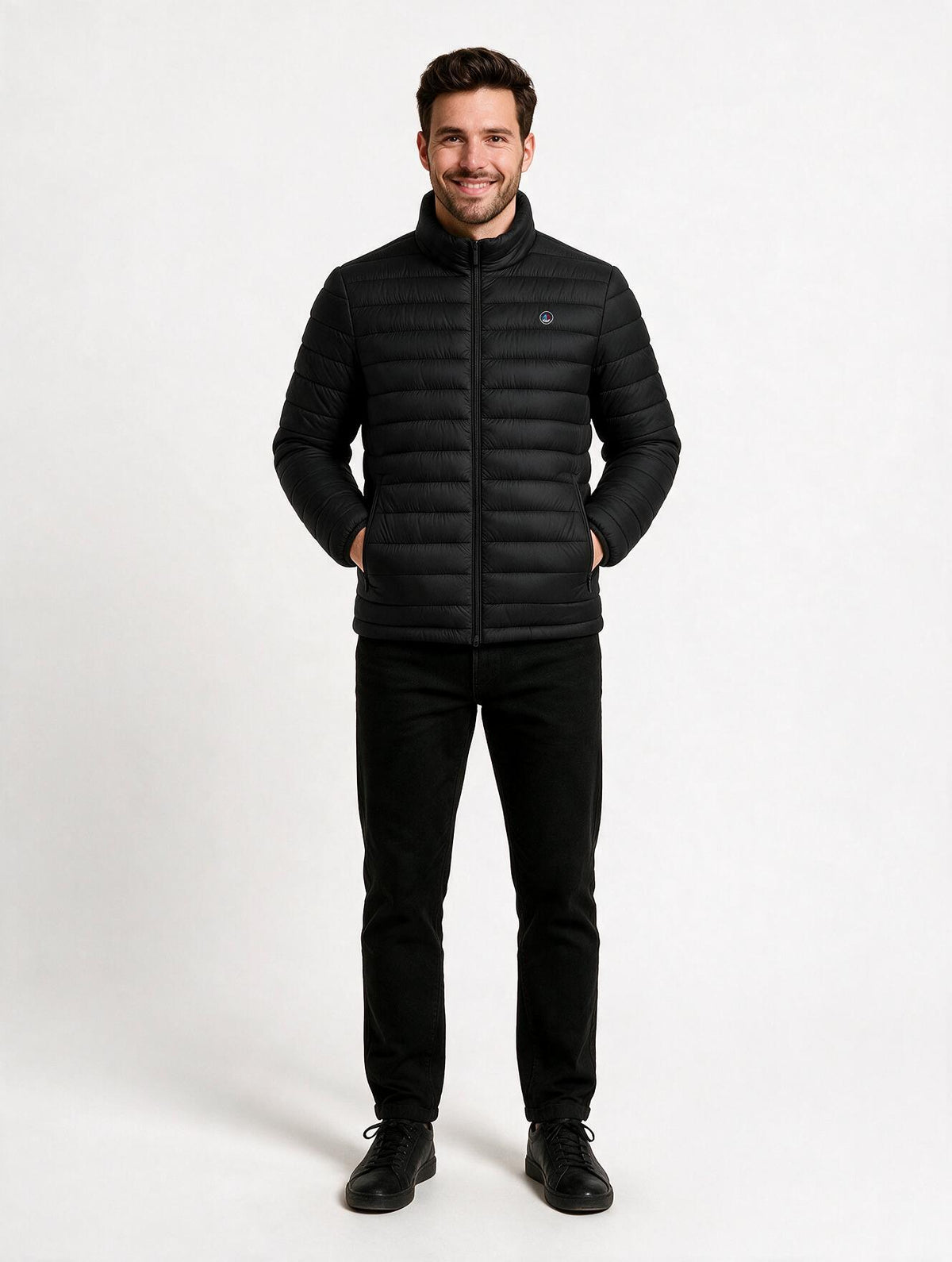 Chaqueta LETUR acolchado de hombre negro