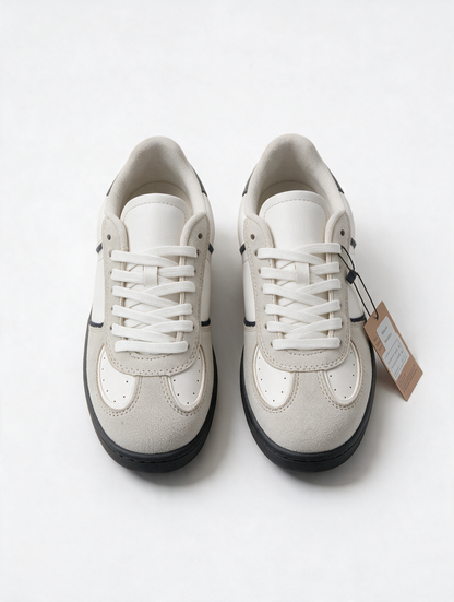 Zapatillas casual mujer Gris Blanco y Marino