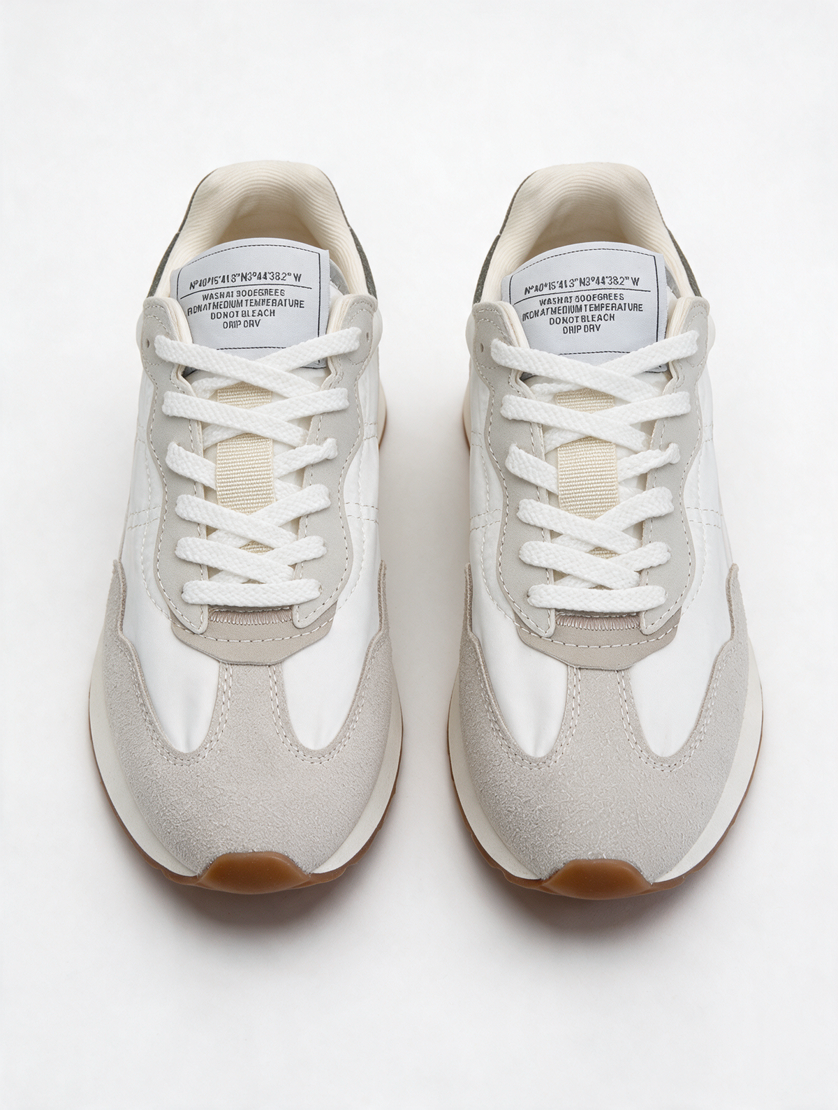 Zapatillas casual mujer Blanco Gris