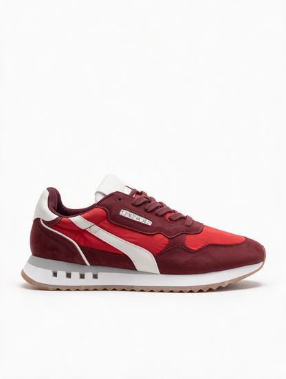 Zapatillas casual mujer Rojo Granate