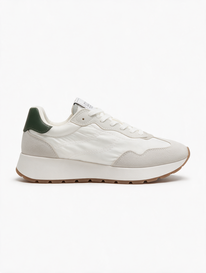 Zapatillas casual mujer Blanco Gris