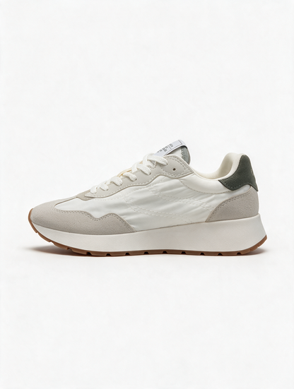 Zapatillas casual mujer Blanco Gris