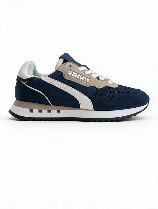 Zapatillas casual mujer Marino Beige Corina