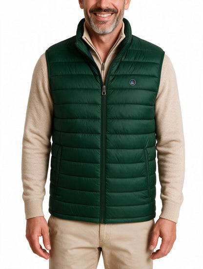 Chaleco LETUR acolchado de hombre verde