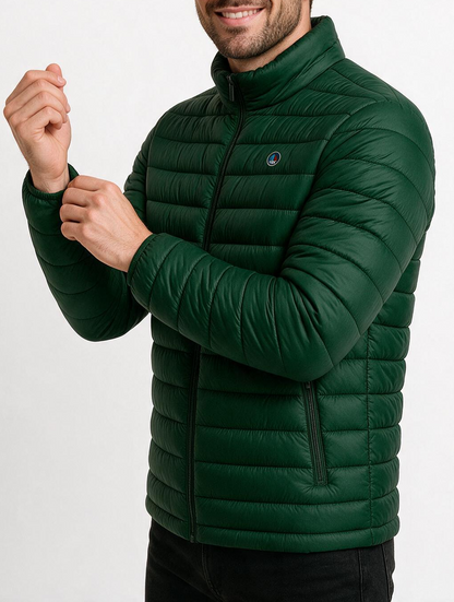 Chaqueta LETUR acolchado de hombre verde