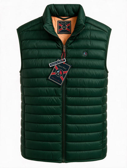 Chaleco LETUR acolchado de hombre verde