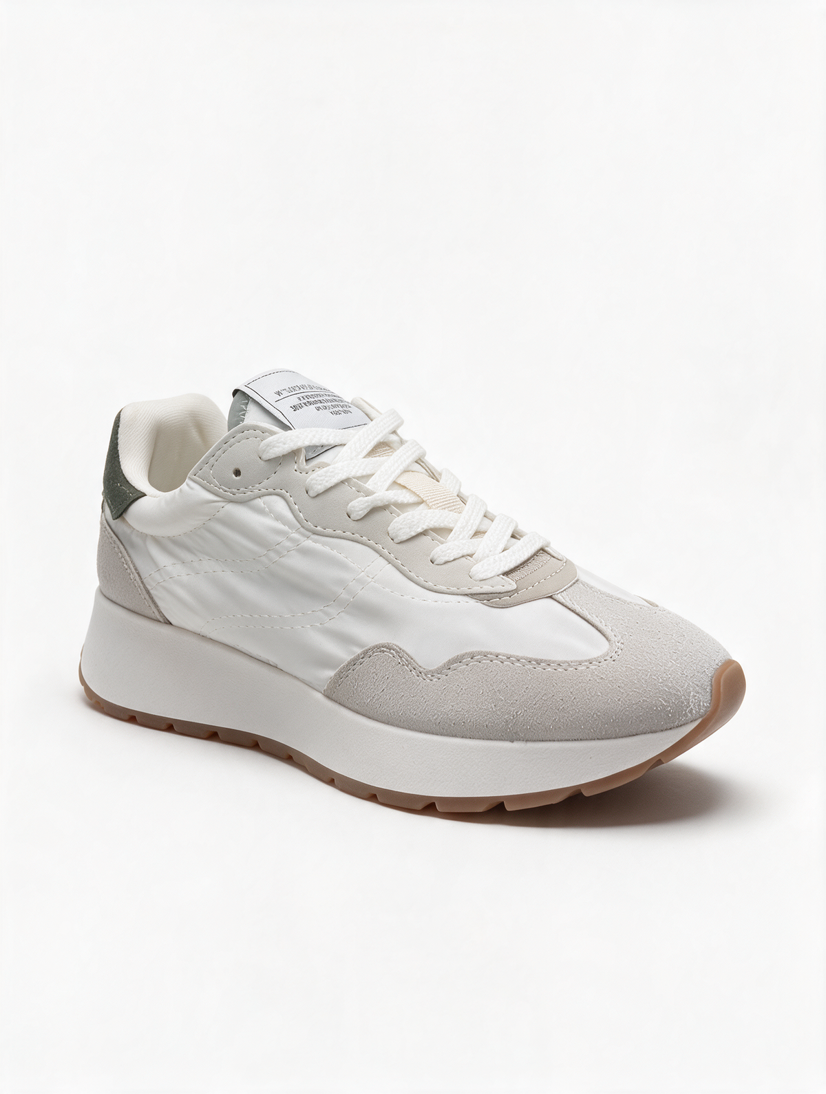 Zapatillas casual mujer Blanco Gris
