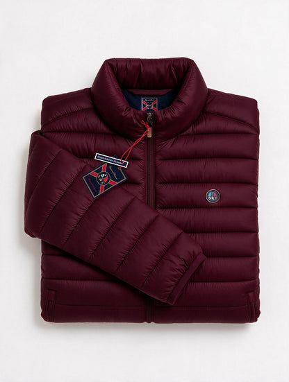 Chaqueta LETUR acolchado de hombre berenjena